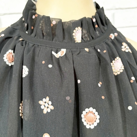 Ann Taylor Women’s Garland High Neck Top - Picture 5 of 10